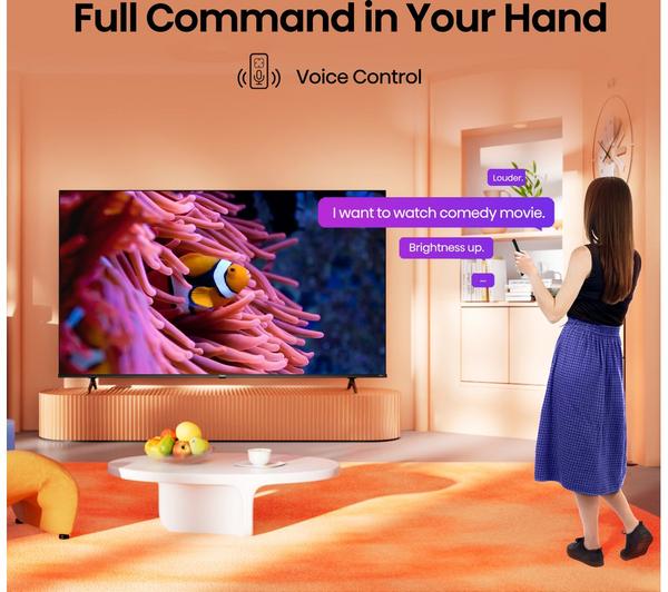 HISENSE 43A6KTUK 43" Smart 4K Ultra HD HDR LED TV with Amazon Alexa HISENSE