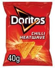 Doritos Tortilla Crisps 32 x 40g (Chilli Heatwave) Norsons