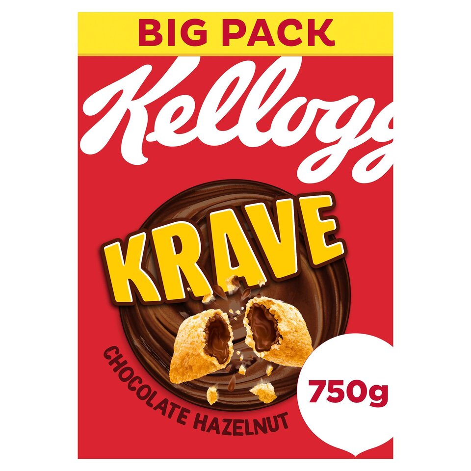 Kellogg's Krave Chocolate Hazelnut Breakfast Cereal NORSONS