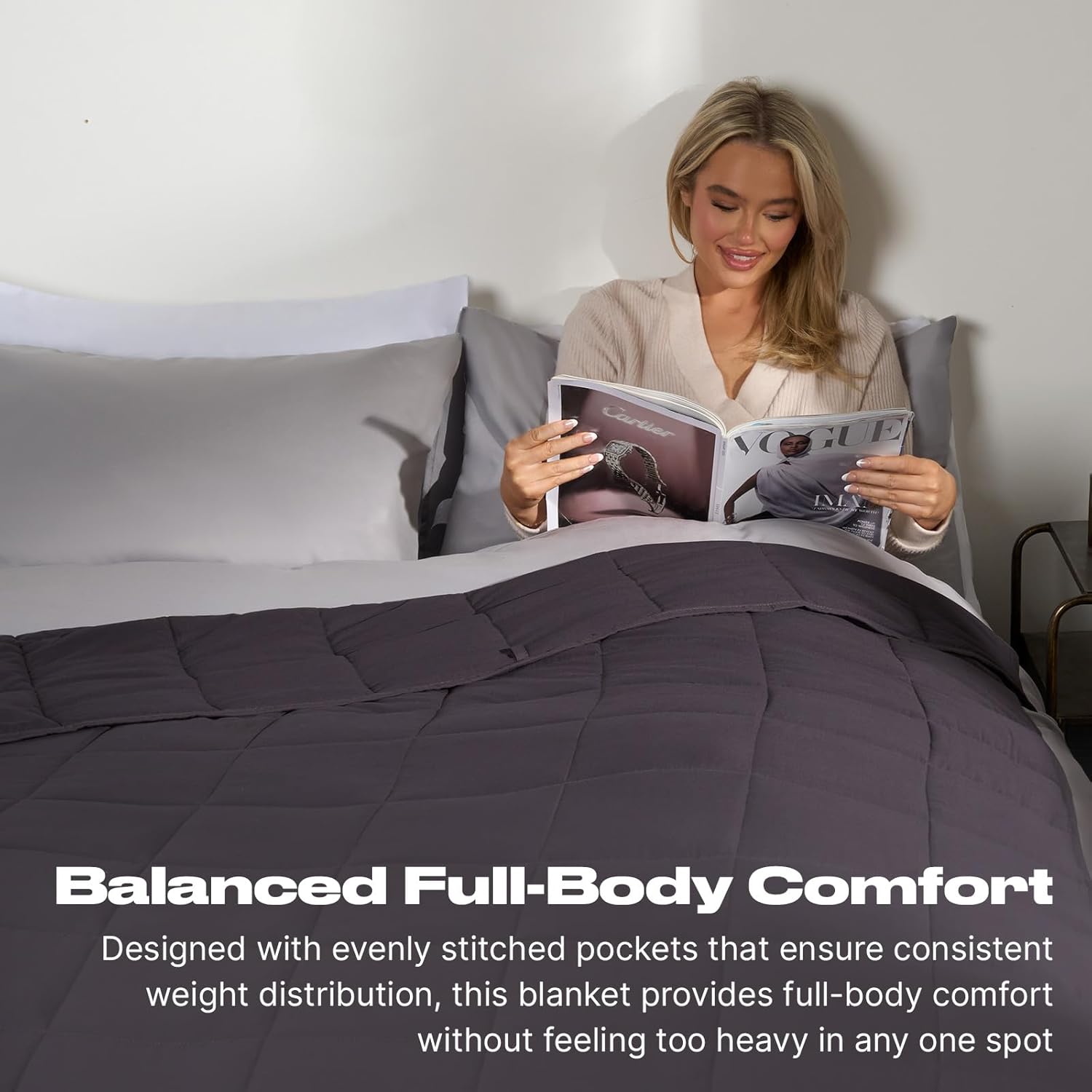 Weighted Blanket 6kg for Children Kids Teenagers Adults Sleep Double - 50" x 70" 13.2lb - Weighted Blanket Kids for Bed, Sofa, Couch, Chair - Warm Blanket