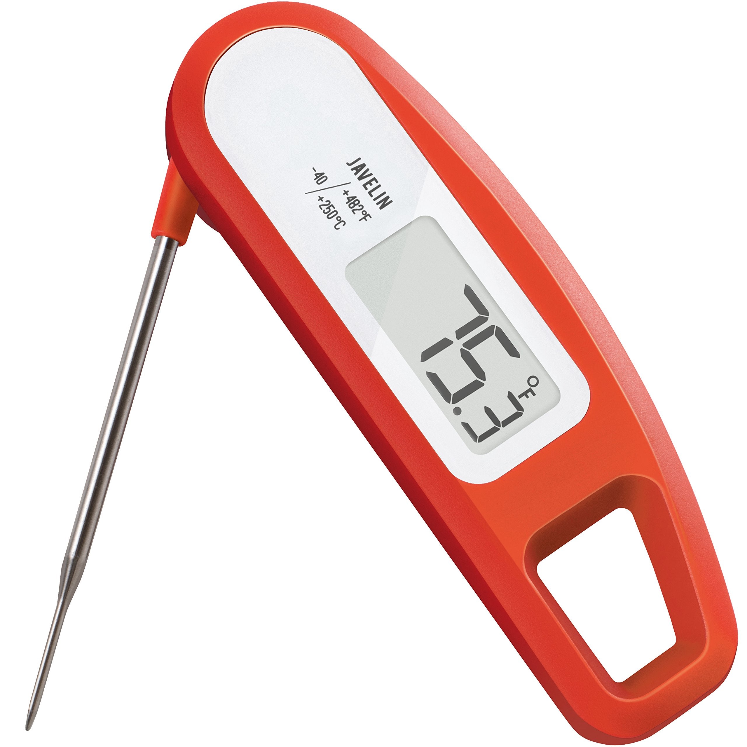 Lavatools PT12 Javelin Digital Instant Read Meat Thermometer for Kitchen, Food Cooking, Grill, BBQ, Smoker, Candy, Home Brewing, Coffee, and Oil Deep Frying (Chipotle) NORSONS