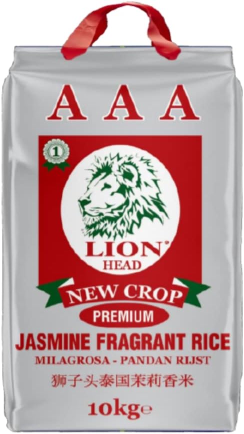 Lion Head Jasmine Fragrant Rice AAA 10kg Lion Head
