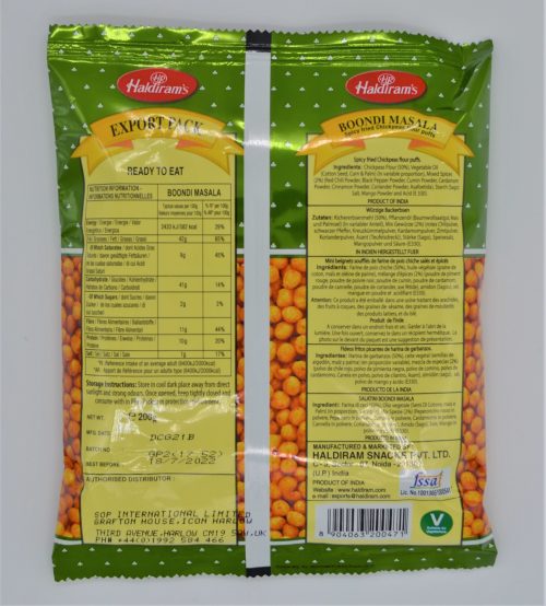 HALDIRAMS BOONDI MASALA NORSONS