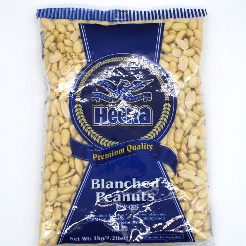HEERA BLANCHED PEANUTS 1KG NORSONS