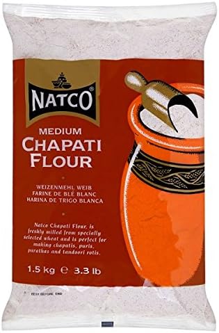 Natco Medium Chapati Flour 1.5kg (Pack of 1.5kg) Natco