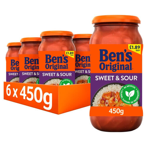 Original Sweet & Sour 450g (Pack of 6) Uncle Ben's