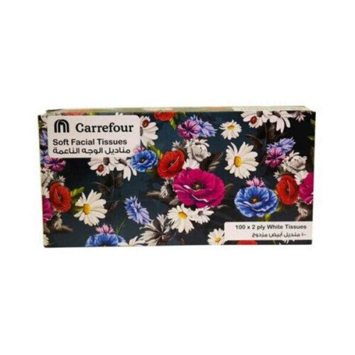 Carrefour Classic Facial Tissues 100 Sheets NORSONS