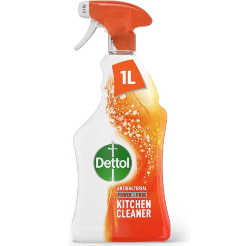 Dettol Power And Pure Kitchen Cleaner Spray 1L Dettol
