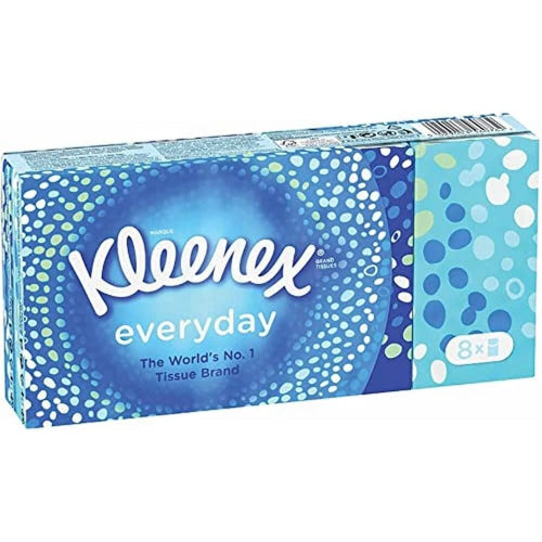 Kleenex Everyday Tissues 8 Packs Soft Facial, Travel, Pocket Tissues Kleenex