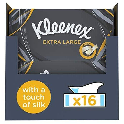 Kleenex Extra Large Facial Tissues, 16 Boxes on OnBuy Kleenex