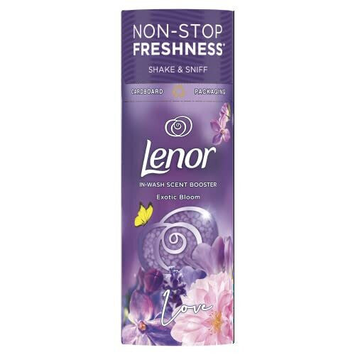 Laundry Perfume In-Wash Scent Booster Beads 176g, Exotic Bloom, Non-Stop Freshness Up To 12 Weeks In Storage Lenor