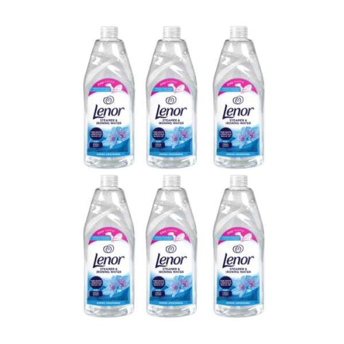 Lenor Steamer & Ironing Water Spring Awakening 1 Litre (Pack of 6) Lenor