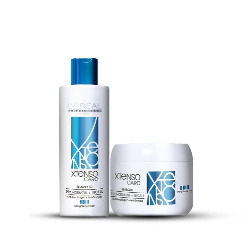 Loreal Professionnel Xtenso Care Shampoo -250ml & Xtenso mask -196 gm NORSONS
