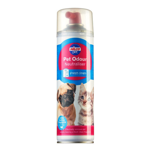 Nilco Pet Fresh Linen Odour Neutraliser Aerosol - 500ml Nilco