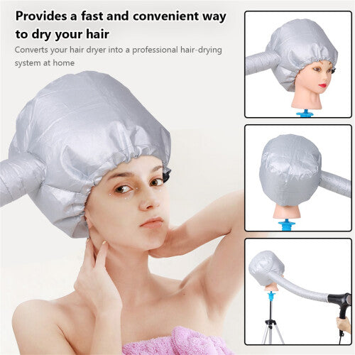 Portable Soft Hair Drying Cap Bonnet Hood Blow Dryer Home Hairdress NORSONS