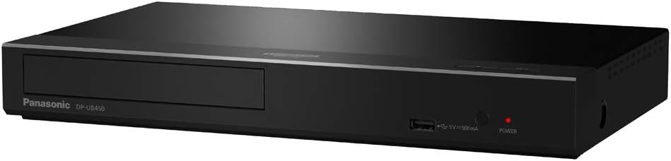 Panasonic DP-UB450 MULTIREGION ICOS 4K Ultra HD Multi Region All Zone Code Free Blu-ray Player. Blu-ray zones A, B and C, DVD regions 1-8 Panasonic