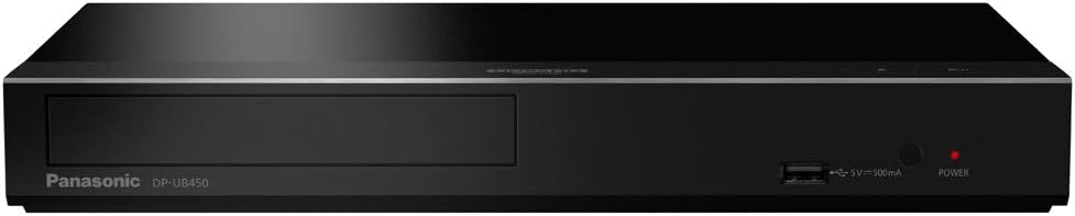 Panasonic DP-UB450 MULTIREGION ICOS 4K Ultra HD Multi Region All Zone Code Free Blu-ray Player. Blu-ray zones A, B and C, DVD regions 1-8 Panasonic