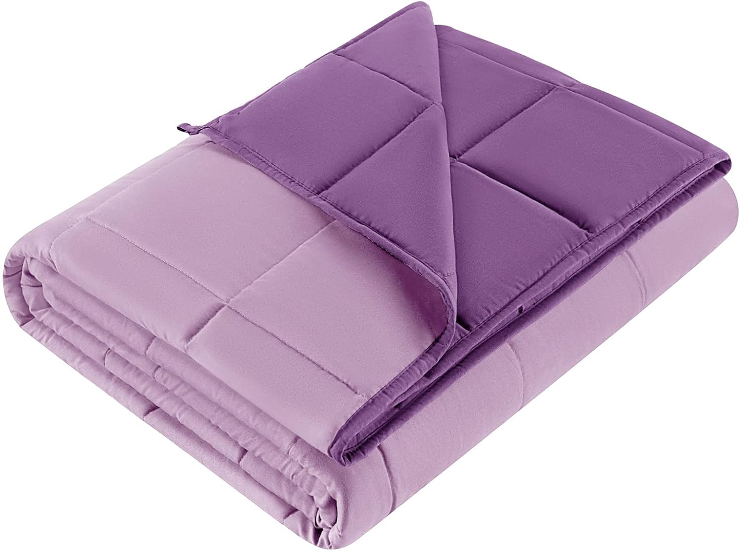 CYMULA Weighted Blanket for Adults (20lbs 60"x80" Queen Size) - Cooling Breathable Heavy Blankets for Summer Winter - Ultra Microfiber Soft Comfort Throw with Glass Beads - Gifts for Men/Women