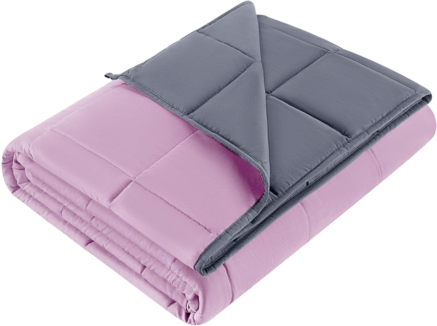 CYMULA Weighted Blanket for Adults (20lbs 60"x80" Queen Size) - Cooling Breathable Heavy Blankets for Summer Winter - Ultra Microfiber Soft Comfort Throw with Glass Beads - Gifts for Men/Women