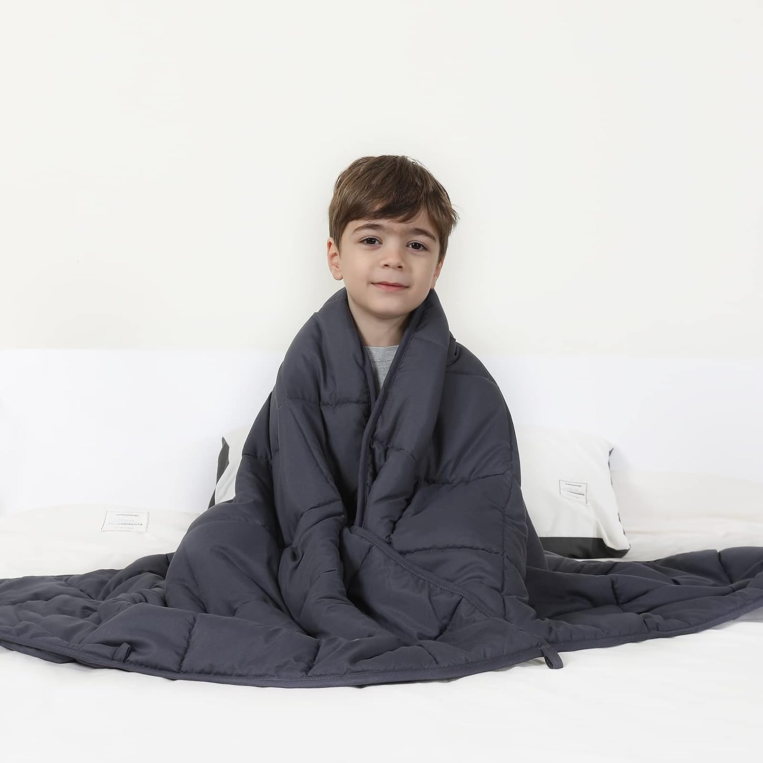 Weighted Blanket 20lbs King Size Dark Grey 88"x104" Weighted Blankets for Adults Heavy Blanket are Comfortable and Cozy