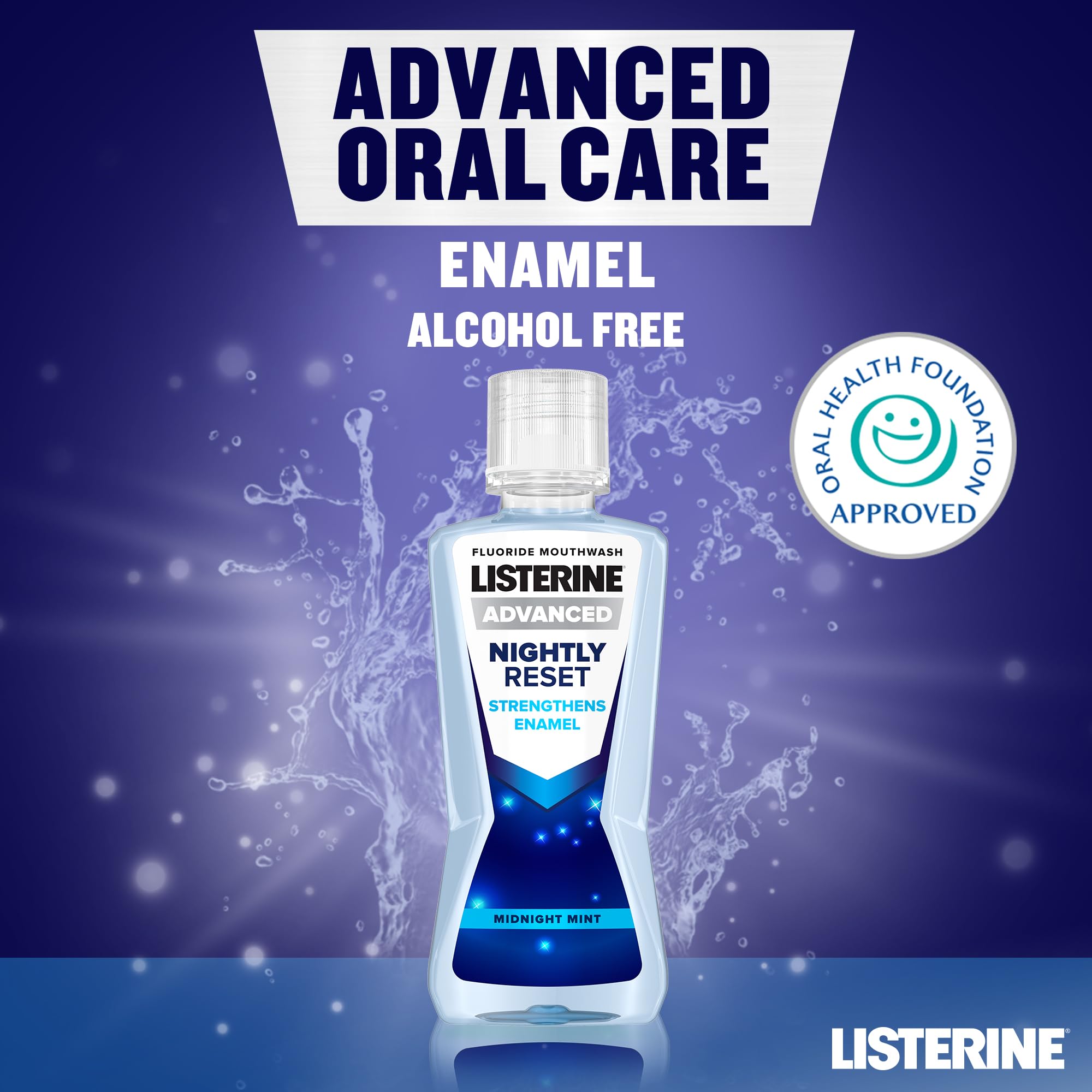 Listerine Advanced Nightly Reset Mouthwash 400 ml NORSONS