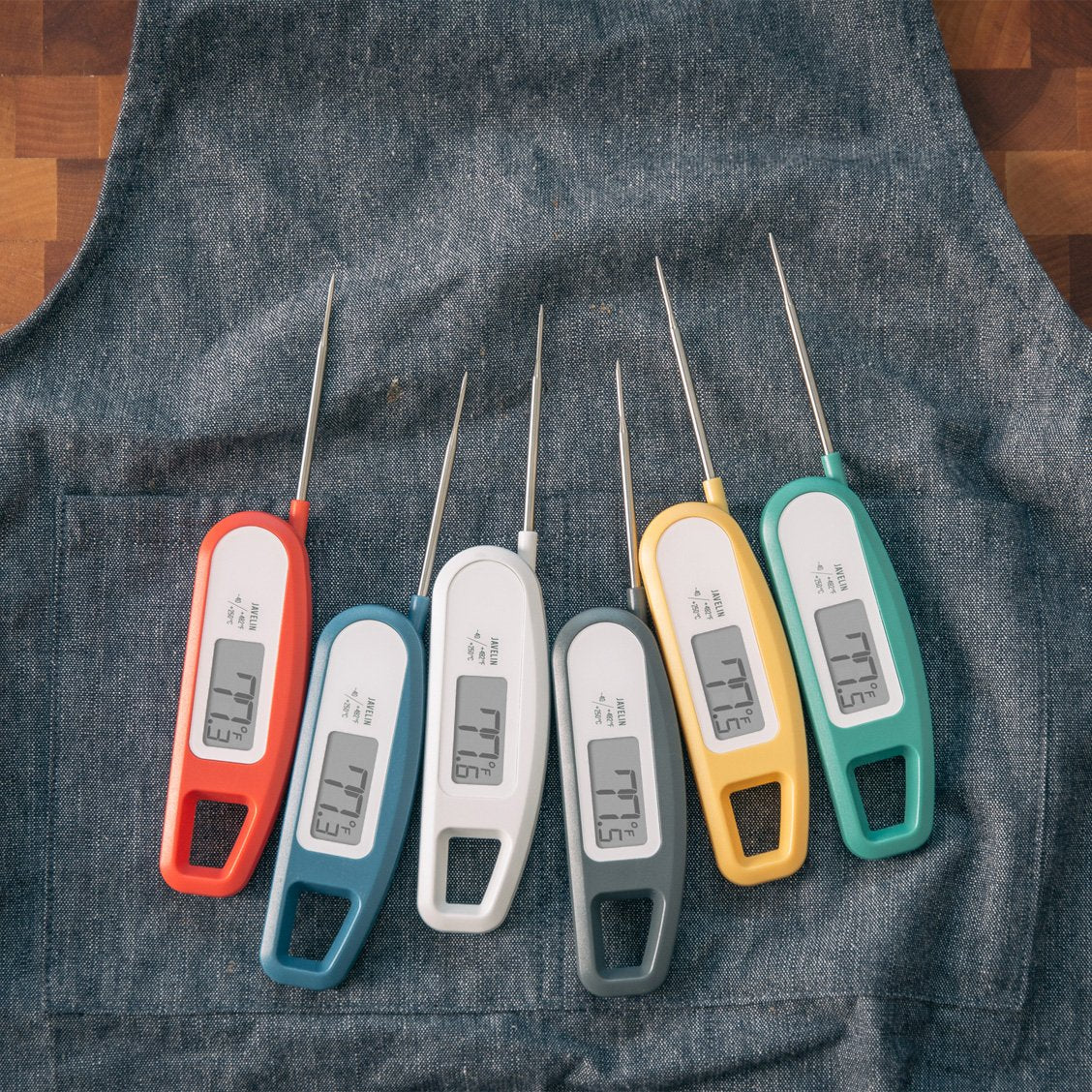 Lavatools PT12 Javelin Digital Instant Read Meat Thermometer for Kitchen, Food Cooking, Grill, BBQ, Smoker, Candy, Home Brewing, Coffee, and Oil Deep Frying (Chipotle) NORSONS