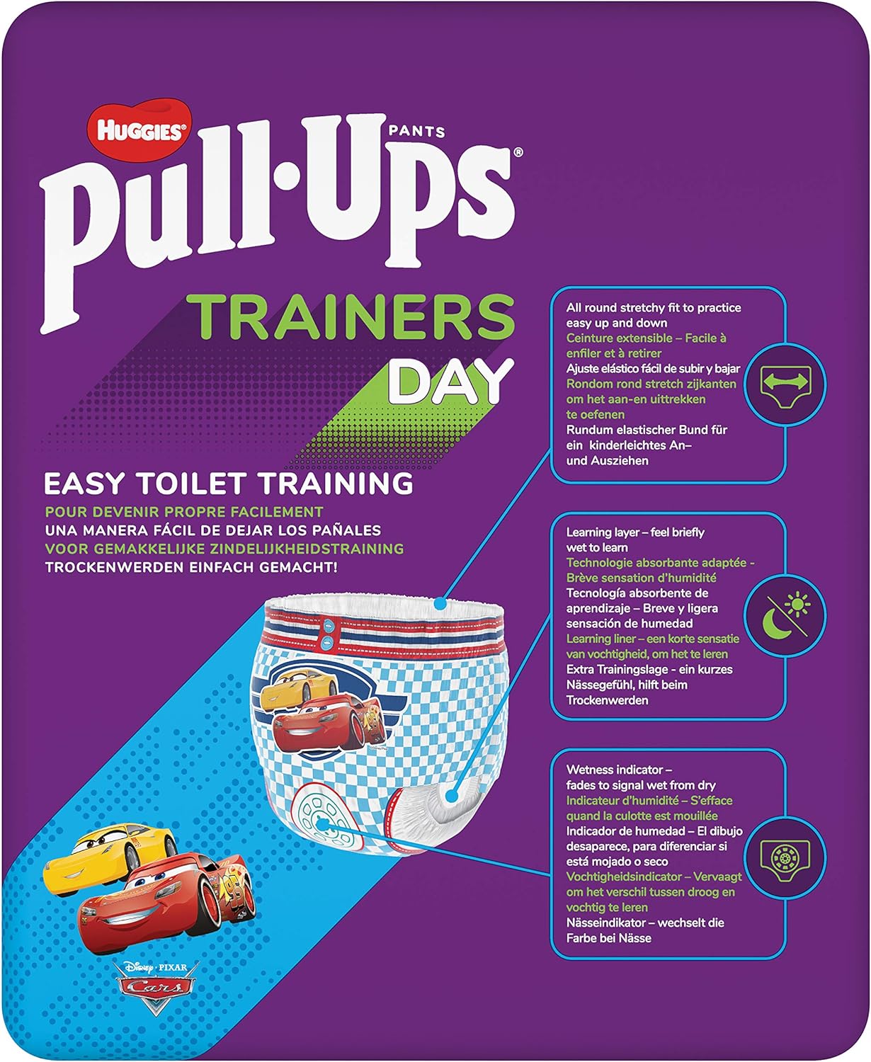 Huggies Pull-Ups, Trainers Day Nappy Pants for Boys - 2-4 Years, Size 6-7 Pull Up Nappies (40 Pants) NORSONS
