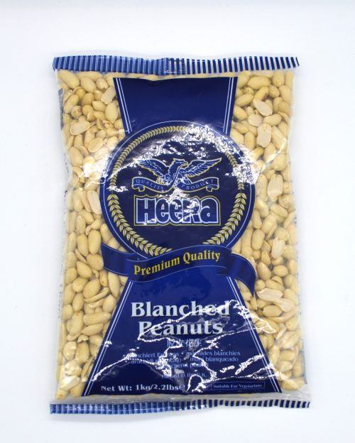 HEERA BLANCHED PEANUTS 1KG NORSONS