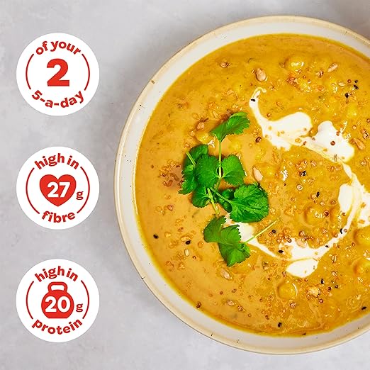 BOL Coconut Turmeric Daal One Pot Meal - Gluten-Free, Dairy-Free, Soy-Free, Vegan, 450g BOL