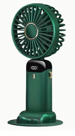 Portable Hand-held Fan Mini Folding Desk Fan Cooler Cooling USB Rechargeable Fans with 5 Speeds Jsdoin