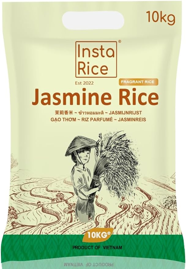 Insta Rice Premium Jasmine Fragrant Rice - 10kg | Milagrosa - Pandan Rijst Insta Rice