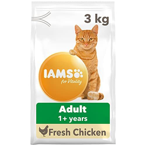 Complete Dry Cat Food for Adult 1+ Cats with Chicken 3 kg NORSONS