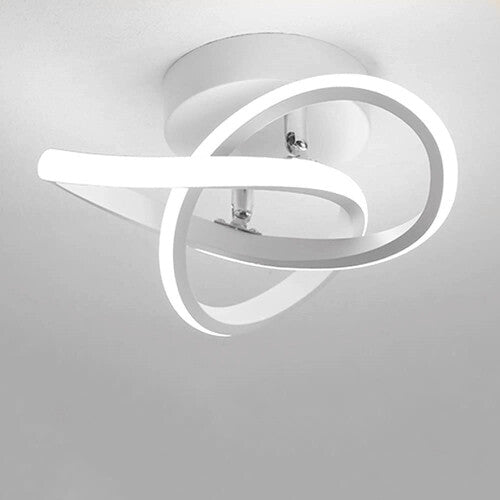 Modern Led Ceiling Light White Nordic Style Chandelier Creative Design Ceiling Lamp for Bedroom, Kitchen, Corridor, Restaurant, Balcony, Cold White NORSONS